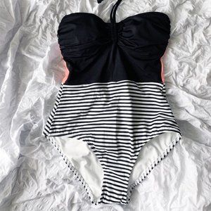 NEW VS Colorblock Halter One-Piece Swim Size M